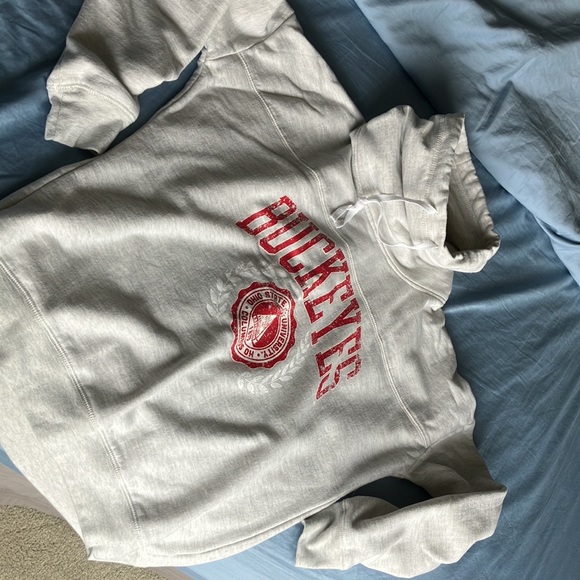 Neck Hoodie? Vintage, Distressed. Washed once - Picture 2 of 8